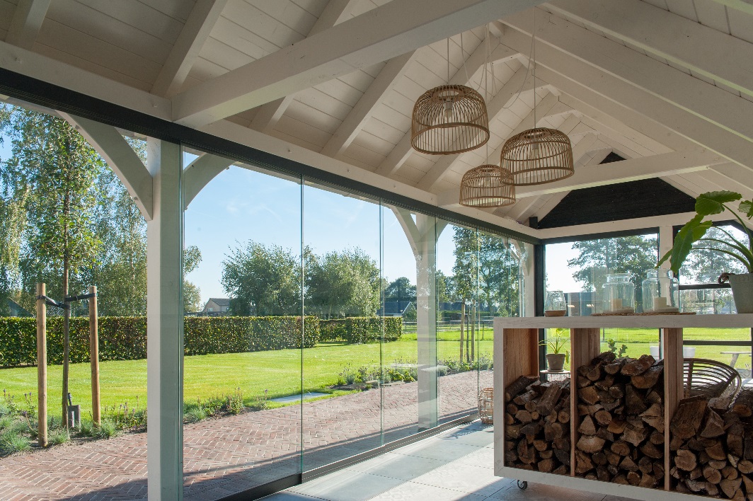Glazen schuifdeuren voor veranda Glazen schuifdeuren voor veranda