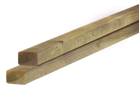 Balk Douglas Groen Geïmpregneerd Fijnbezaagd 45x75mm