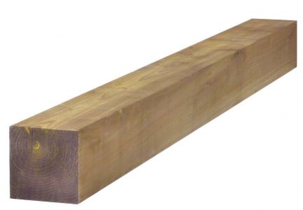 Paal Douglas Groen Geïmpregneerd Geschaafd 140x140mm