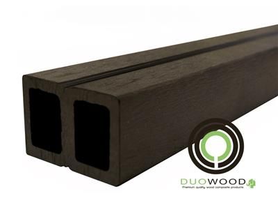 DuoWood-Lava regel 40x60x4000mm 2st/set in krimpfolie
