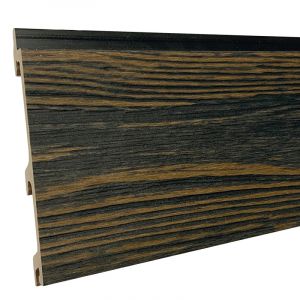 Gevelbekl. Stripes XL Driftwood Black 24,5x142(163)x5900mm