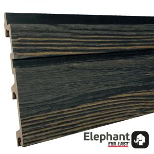 Gevelbekl. Stripes S/L Driftwood Black 24,5x142(163)x5900mm