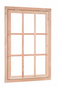 Douglas 9-ruits uitzetraam 91x136cm kleurloos geimp