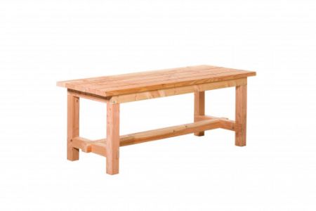 Douglas tafel Tiemen 80x80x200cm onbehandeld