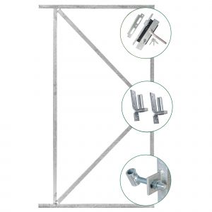 Ijzeren deurframeset compleet 155x110cm