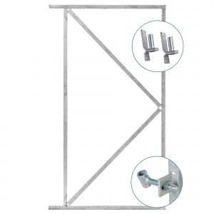 IJzeren deurframe 155x130cm