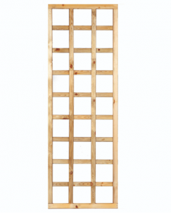 Trellis Recht met Rechte lijst 60cm Grenen