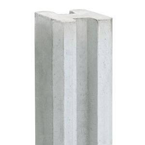 Betonpaal Spaarne wit/grijs tussenmodel 115x115x2800mm