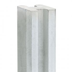 Betonpaal Reest wit/grijs eindmodel 115x115x2440mm
