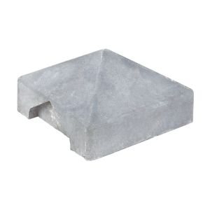 Beton afdekpet pyramide wit/grijs tussenmodel
