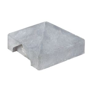 Beton Afdekpet Piramide 14,5x14,5cm Wit/Grijs Eindmodel