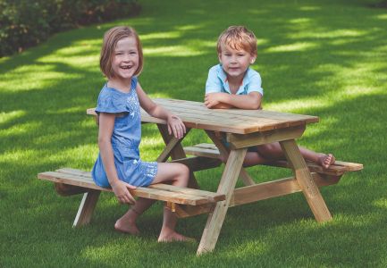 Kinderpicknicktafel geimpregneerd Grenen