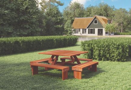 Picknicktafel vierkant