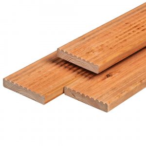 Red Class Wood vlonderplank 28x145mm Geïmpregneerd Geschaafd