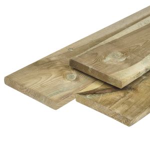 Plank NE geimpregneerd Vuren 28x195mm