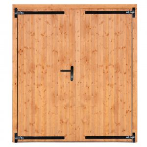Opgeklampte deur dubbel LS Red Class Wood 185x205cm