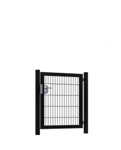 Hillfence metalen enkele poort Premium-line 100x100cm zwart