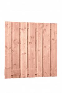 Douglas fijnbezaagd tuinscherm 15-planks 19mm 180x180cm onbe