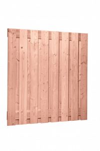 Douglas geschaafd tuinscherm 17-planks 18 mm 180x180cm onbe