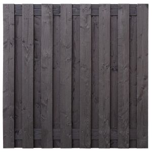Tuinscherm Sabien 180x180cm Zwart Geimpregneerd Douglas