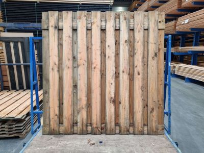 OP=OP Tuinscherm Salzburg douglas geschaafd onbeh. 180cm