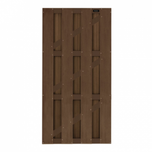Tuindeur Composiet Basic Donkerbruin 29x900x1800mm