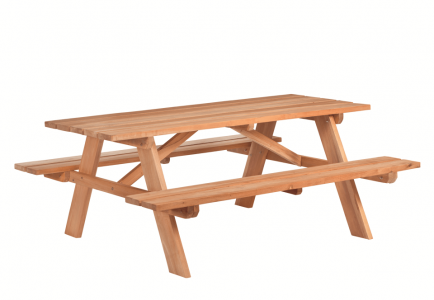 Hardhouten picknicktafel Comfort