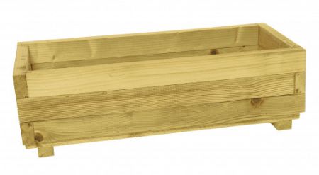 Bloembak rechthoek 25x82x34cm (HxBxD)