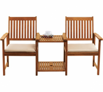 Duo Seat Onbehandeld/blank