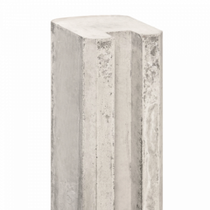 Sleufpaal Eems wit/grijs eindmodel 100x100x2700mm