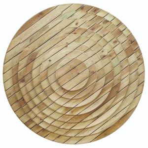 Ronde Vlonder 80cm (doorsnee) Grenen