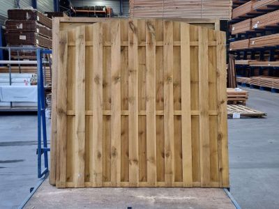 OP=OP Tuinscherm Aalsmeer Grenen fijnb met toog 180cm