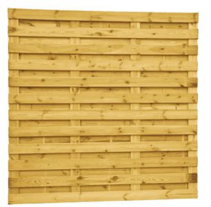 Tuinscherm grenen 27-p 15mm 180x180cm recht groen geimp