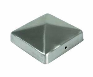 Paal-ornament piramide verzinkt 121x121MM