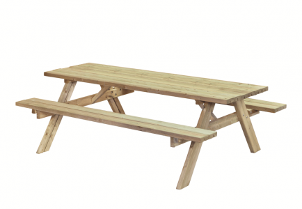 Picknicktafel Excellent 220cm vuren gedroogd groen geimpr