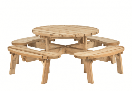 Picknicktafel rond