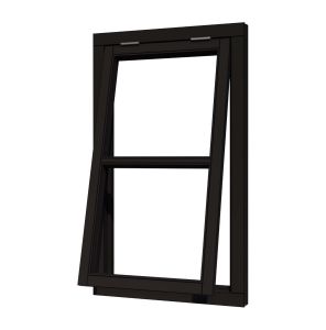op=opDouglas steellook uitzetraam enkel 648x1175mm+kozijn zw
