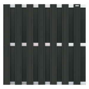 WPC-antra scherm Design recht met alu liggers 1800x930mm