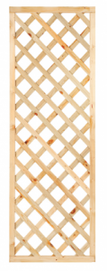 Trellis Diagonaal Recht met Rechte lijst 60cm Grenen