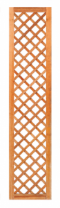 Trellis diagonaal met lijst Hardhout 40cm