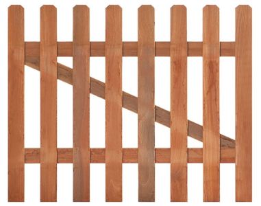 Tuinhekdeur recht hardhout 600mm