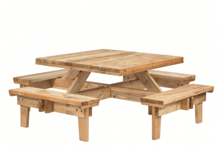 Picknicktafel vierkant