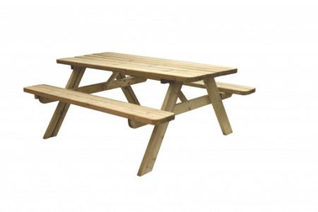 Picknicktafel Easy 42mm dik bladmaat 180x70cm