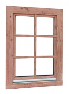 Douglas draai-kiepraam Prestige dubbelglas 844x1204mm Onbehandeld
