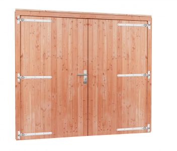Redvision dubbele deur dicht extra breed incl beslag