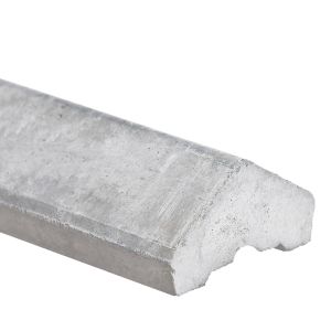 Beton afdekkap piramide wit/grijs