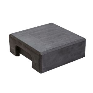 Beton afdekpet vlakke kop antraciet 14x14x5cm tussenmodel