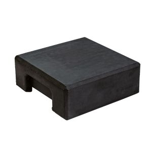 Beton afdekpet vlakke kop gecoat 14x14x5cm eindmodel