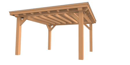 Pastoor buitenleven Aardam 395x395cm BxD