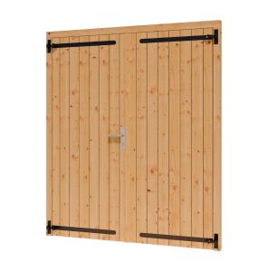 Douglas opgeklampte deur dubbel 1560x1950 onbehandeld